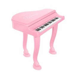 Tastiera elettronica rosa per bambini con microfono e ingresso AUX 3.5mm per telefono