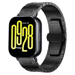 Cinturino in metallo nero per Redmi Watch 5 Active