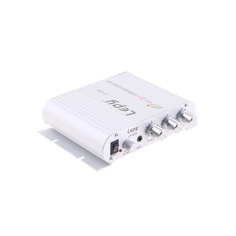 Amplificatore stereo Booster  2.1 15Wx2 + 20Wx1 Lepy LP838