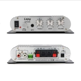 Amplificatore stereo Booster  2.1 15Wx2 + 20Wx1 Lepy LP838