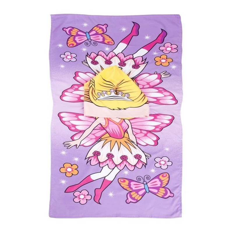 Poncho da spiaggia per bambini 60x120cm Fatina