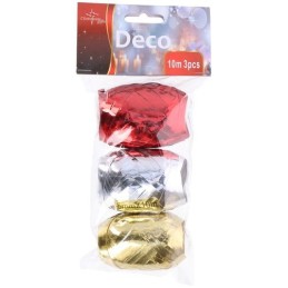 Nastro per confezione regali 10m confezione da 3 pezzi Christmas Gifts