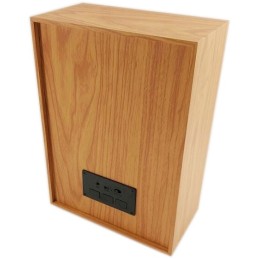 Cassa Bluetooth ricaricabile in legno 5W con ingresso AUX 3.5mm