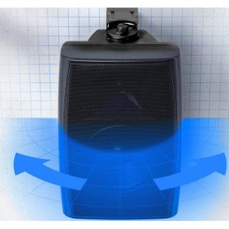 Altoparlante da parete nero 40W 6" 8 Ohm HY-313