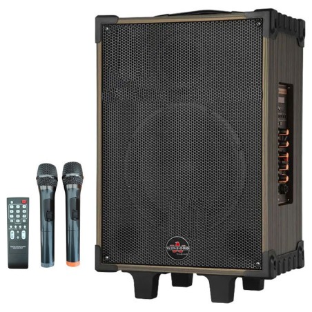 Cassa acustica portatile ricaricabile trolley 12" 80W Bluetooth/SD/USB