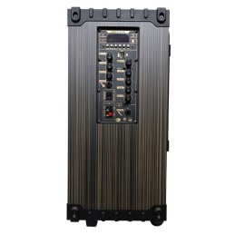 Cassa acustica portatile ricaricabile trolley 12" 80W Bluetooth/SD/USB