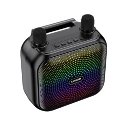 Cassa acustica ricaricabile Bluetooth/USB/Scheda SD/Radio FM con 2 microfoni KK-8103