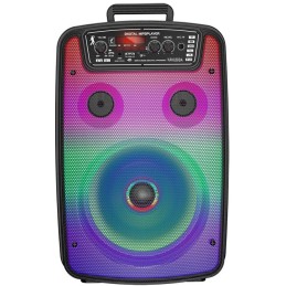 Cassa acustica ricaricabile 8" 10W luci LED Bluetooth/FM/USB KSC-688