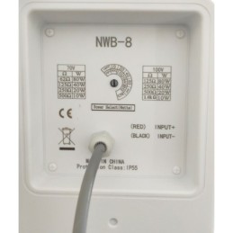 Cassa acustica bianca da parete 2 vie 8" 80W 70/100V