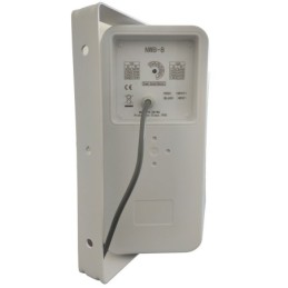 Cassa acustica bianca da parete 2 vie 8" 80W 70/100V