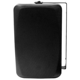 Cassa acustica nera da parete 2 vie 8" 80W 70/100V