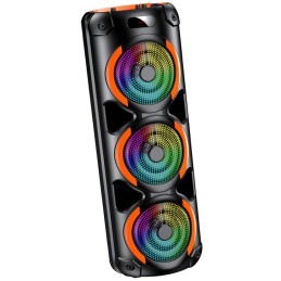 Cassa acustica 3x8" 40W Bluetooth/Scheda SD/USB con telecomando e microfono