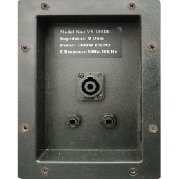 Cassa acustica passiva doppio woofer 15” 1600W 8 OHM 3 vie