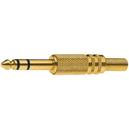 Spina 3 poli  6,3 mm dorata