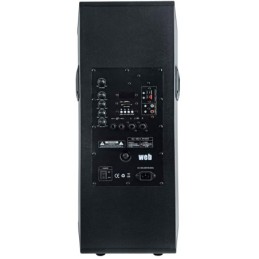 Coppia casse acustiche amplificate 300W woofer 2x8" Bluetooth/USB/Scheda SD