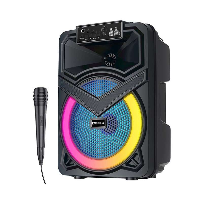 Cassa acustica ricaricabile con microfono 8" 12W KK-8107
