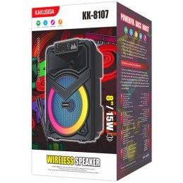 Cassa acustica ricaricabile con microfono 8" 12W KK-8107