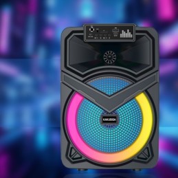 Cassa acustica ricaricabile con microfono 8" 12W KK-8107