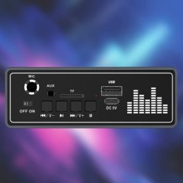 Cassa acustica ricaricabile con microfono 8" 12W KK-8107