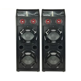 Coppia casse acustiche amplificate 300W - Bluetooth/USB/Scheda SD