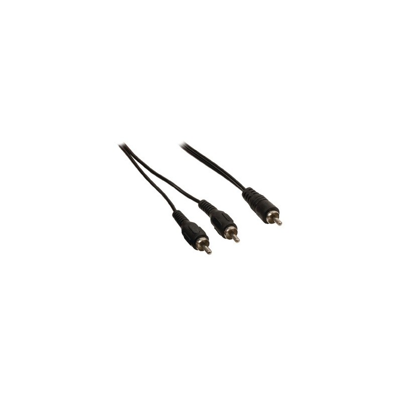 Cavo Audio RCA Maschio - 2x RCA Maschio 5.00 m Nero