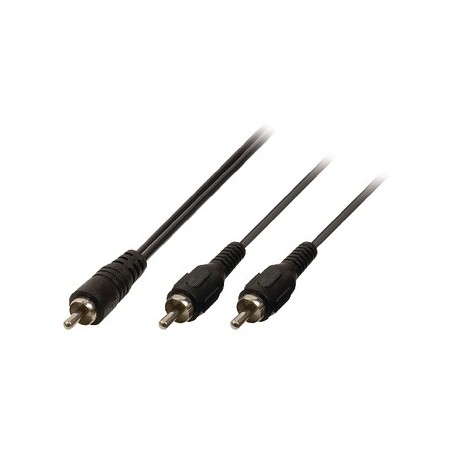Cavo Audio RCA Maschio - 2x RCA Maschio 10.0 m Nero