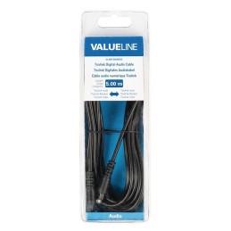 Cavo Audio Digitale Toslink Maschio - Toslink Maschio 5m Nero