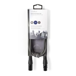 Cavo audio bilanciato XLR a 3 pin maschio-femmina 1.5m