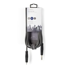 Cavo audio stereo jack audio 6,35mm  - 3,5mm maschio 3m