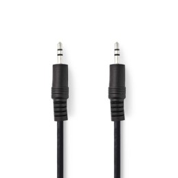 Cavo Audio Stereo jack audio maschio 3,5 mm  1m Nero