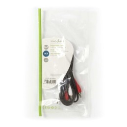 Cavo Audio Stereo | 2x RCA maschio - 2x RCA maschio | 1,5 m | Nero