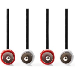 Cavo Audio Stereo 2x RCA maschio - 2x RCA maschio - 3m - Nero