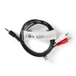 Cavo Audio Stereo - Maschio da 3,5 mm - 2x Maschio RCA - 1.5 m - Nero