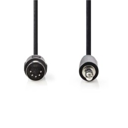 Cavo audio DIN maschio DIN a 5 pin - Maschio da 3,5 mm 1.0 m Nero