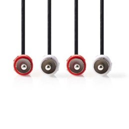 Cavo Audio Stereo 2x RCA maschio - 2x RCA maschio 2m Nero