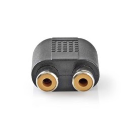 Adattatore audio stereo Maschio da 3,5 mm - 2x Femmina RCA 10 pezzi Nero