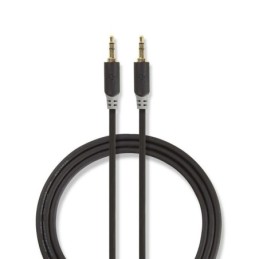 Cavo Audio Stereo Maschio da 3,5mm-Maschio da 3,5mm 2m Antracite