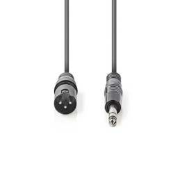 Cavo Audio XLR Bilanciato Maschio a 3 Pin XLR-Maschio da 6,35mm 5m