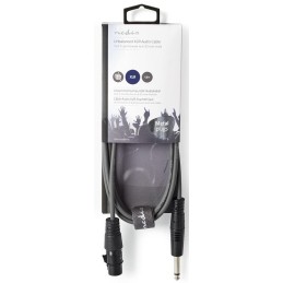 Cavo Audio XLR non Bilanciato Femmina a 3 Pin XLR-Maschio da 6,35mm 1.5m