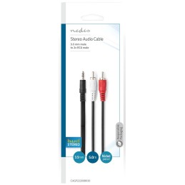 Cavo Audio Stereo Maschio da 3,5mm-2x RCA maschio 5m