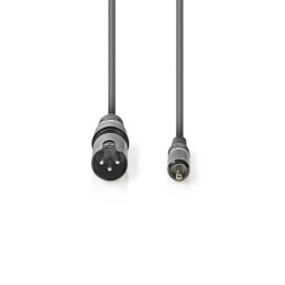 Cavo Audio XLR Maschio a 3 Pin XLR-Maschio RCA 3m
