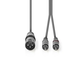 Cavo Audio XLR Maschio a 3 Pin XLR-2x Maschio RCA 3m