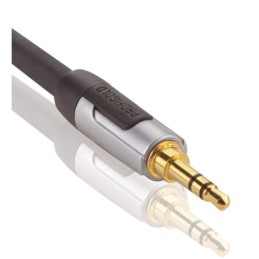 Cavo audio stereo maschio da 3.5mm 1m antracite