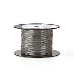 Bobina cavo audio bilanciato 2x (2x 0,16 mm²) 100m grigio