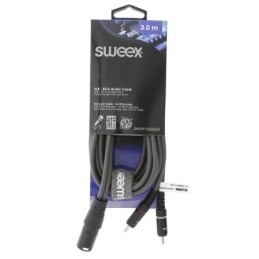 Cavo Stereo XLR 3p (M) - 2x RCA Maschio 3m Grigio Scuro