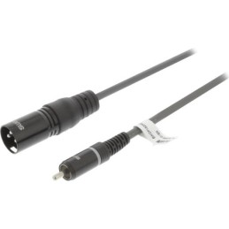 Cavo audio XLR 3 pin maschio-RCA maschio Sweex 5m