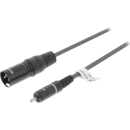 Cavo audio XLR 3 pin maschio-RCA maschio Sweex 5m