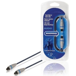 Cavo Audio Digitale Toslink Maschio 3m Blu Bandridge