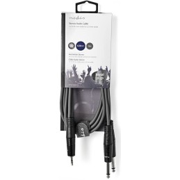 Cavo audio stereo 2x 6,35mm-3.5mm maschio 1.5m