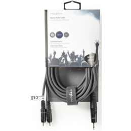 Cavo audio stereo 3,5 mm maschio-2x maschio RCA 5m